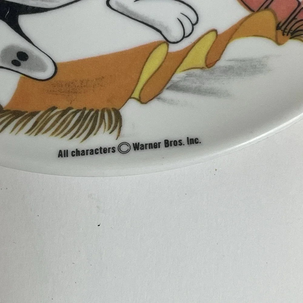 Looney Tunes Melamine Plate Warner Bros. Tweety Sylvester WE Coyote Road Runner